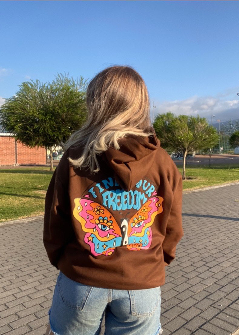 HOODIE BUTTERFLY CAFE