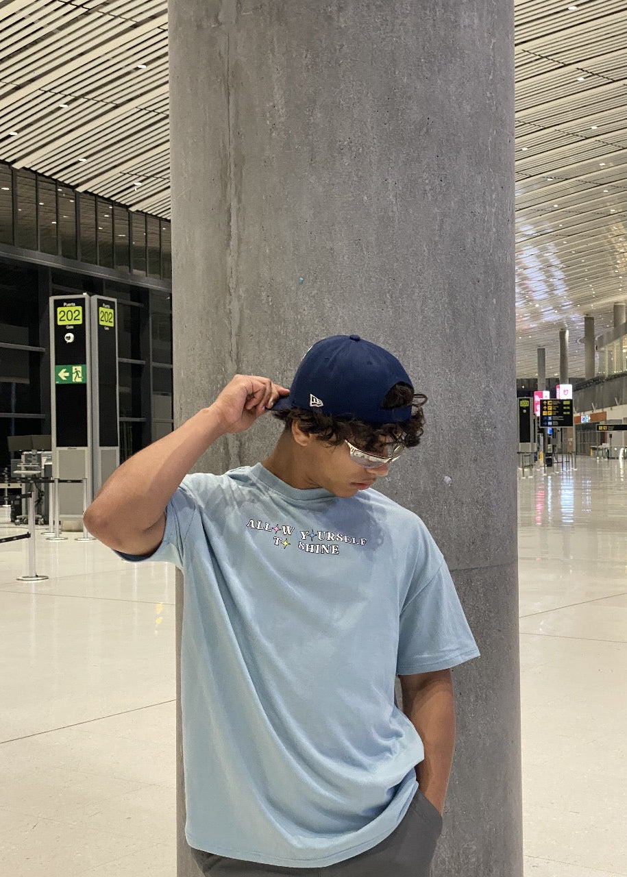CAMISETA SHINES CELESTE