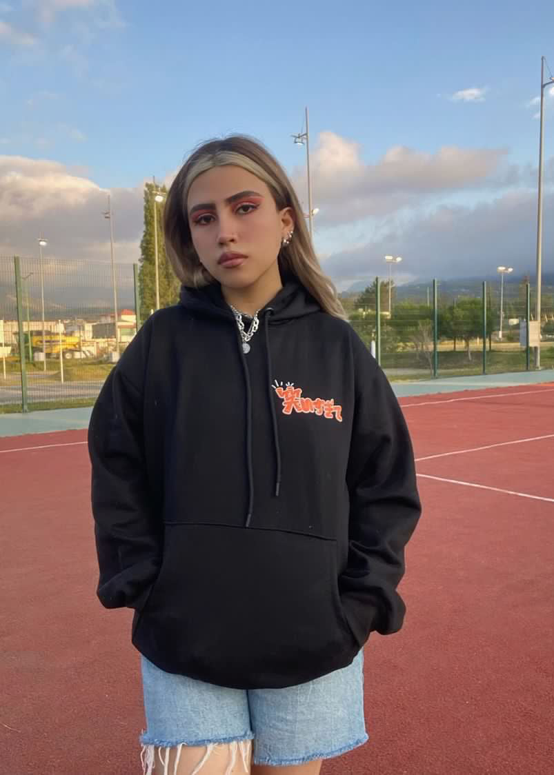 HOODIE HORNS NEGRO