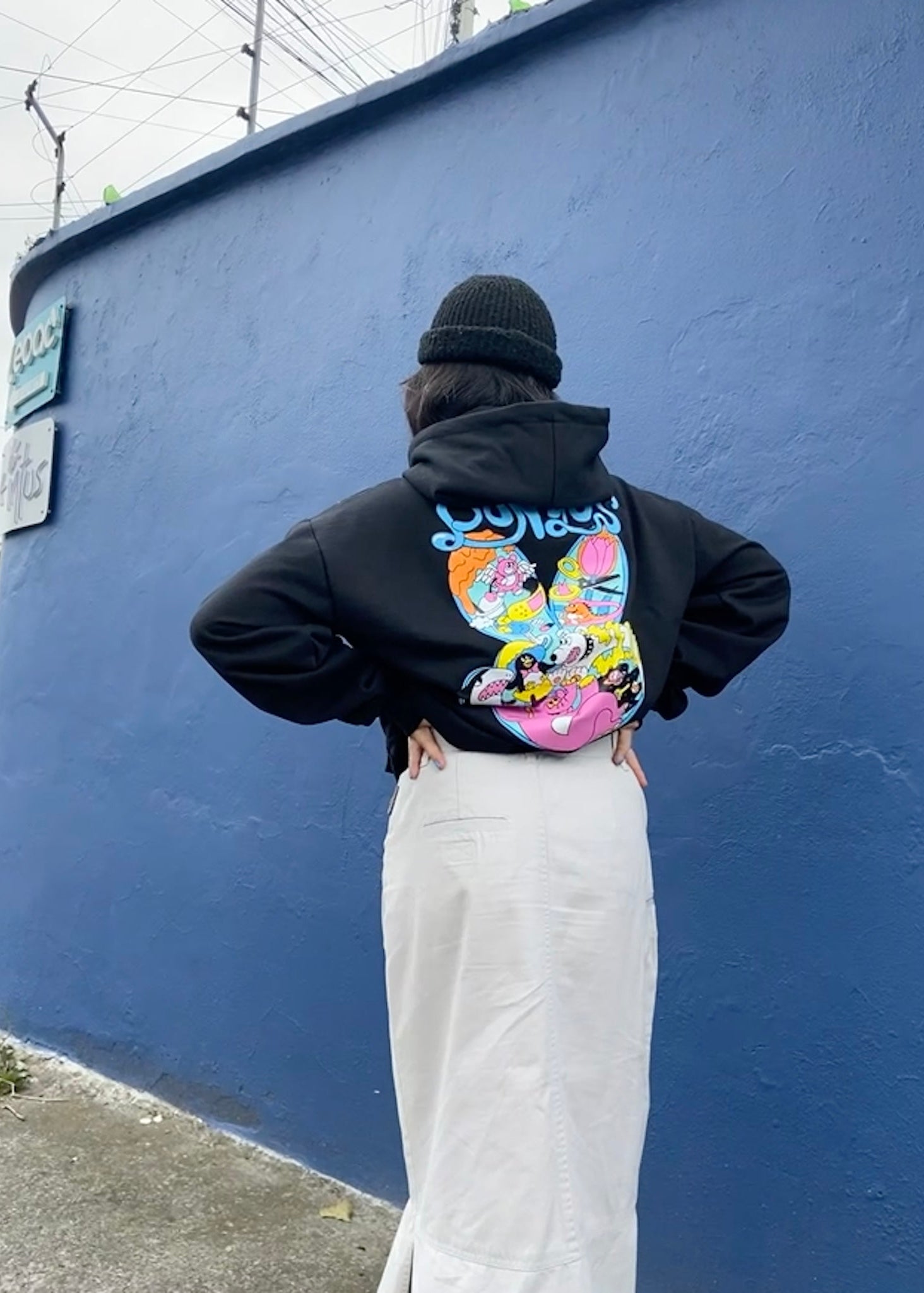 HOODIE SPIKE NEGRO