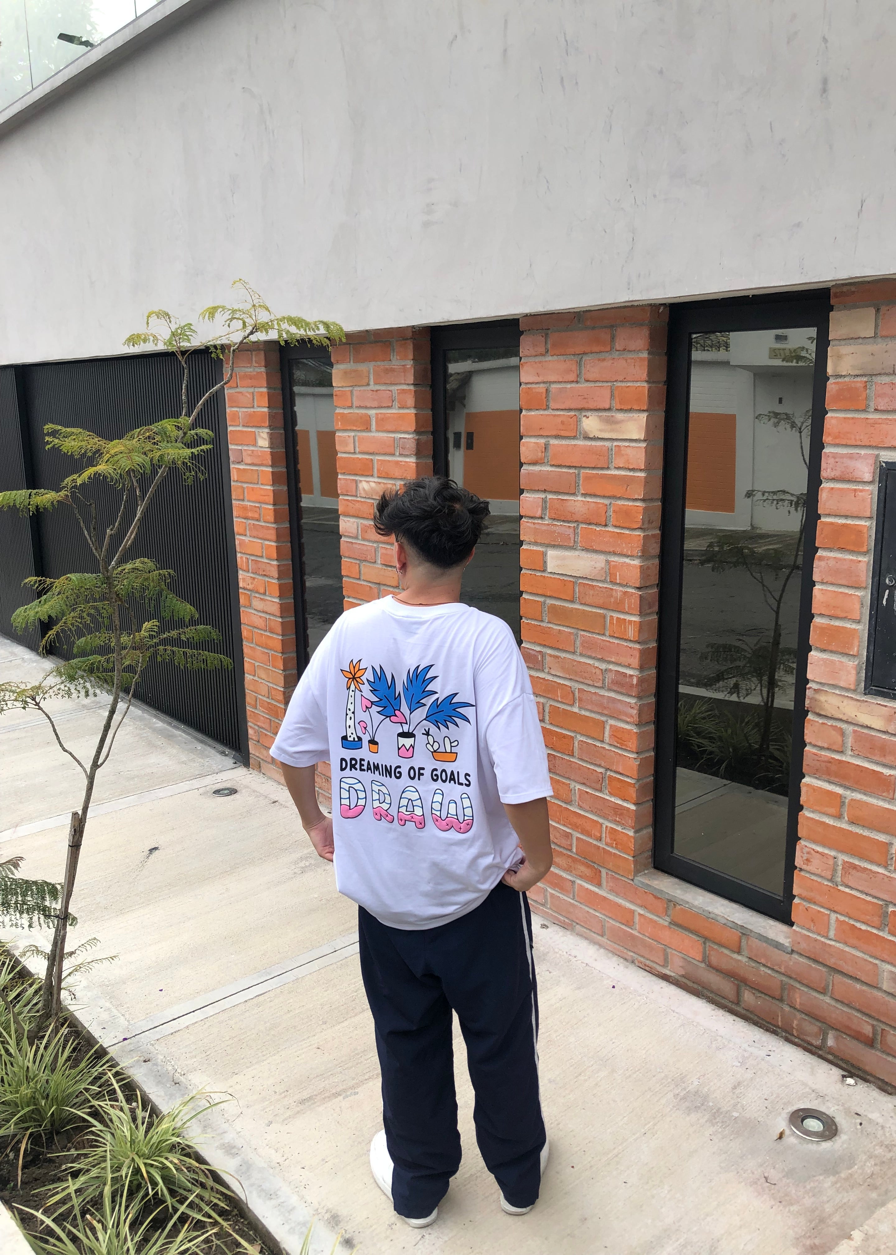 CAMISETA PLANT BLANCO