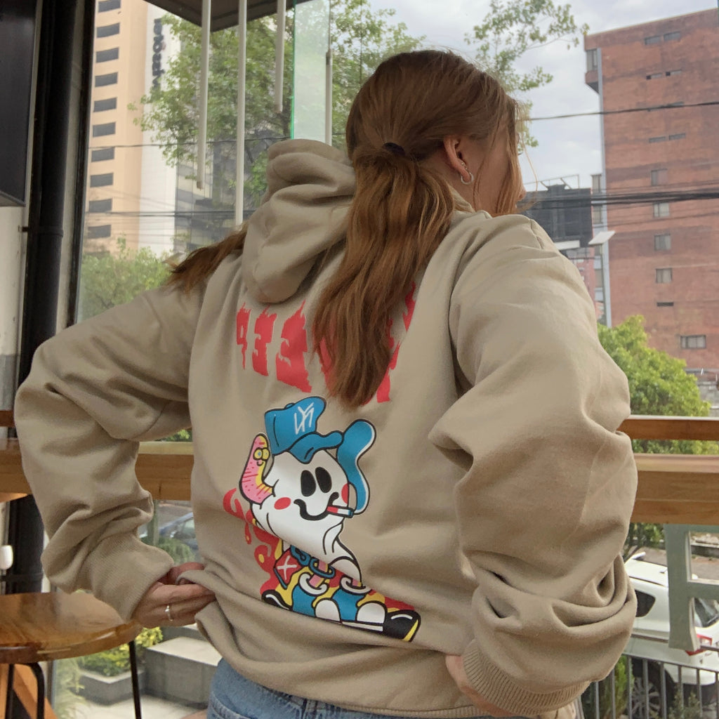 HOODIE GHOST BEIGE