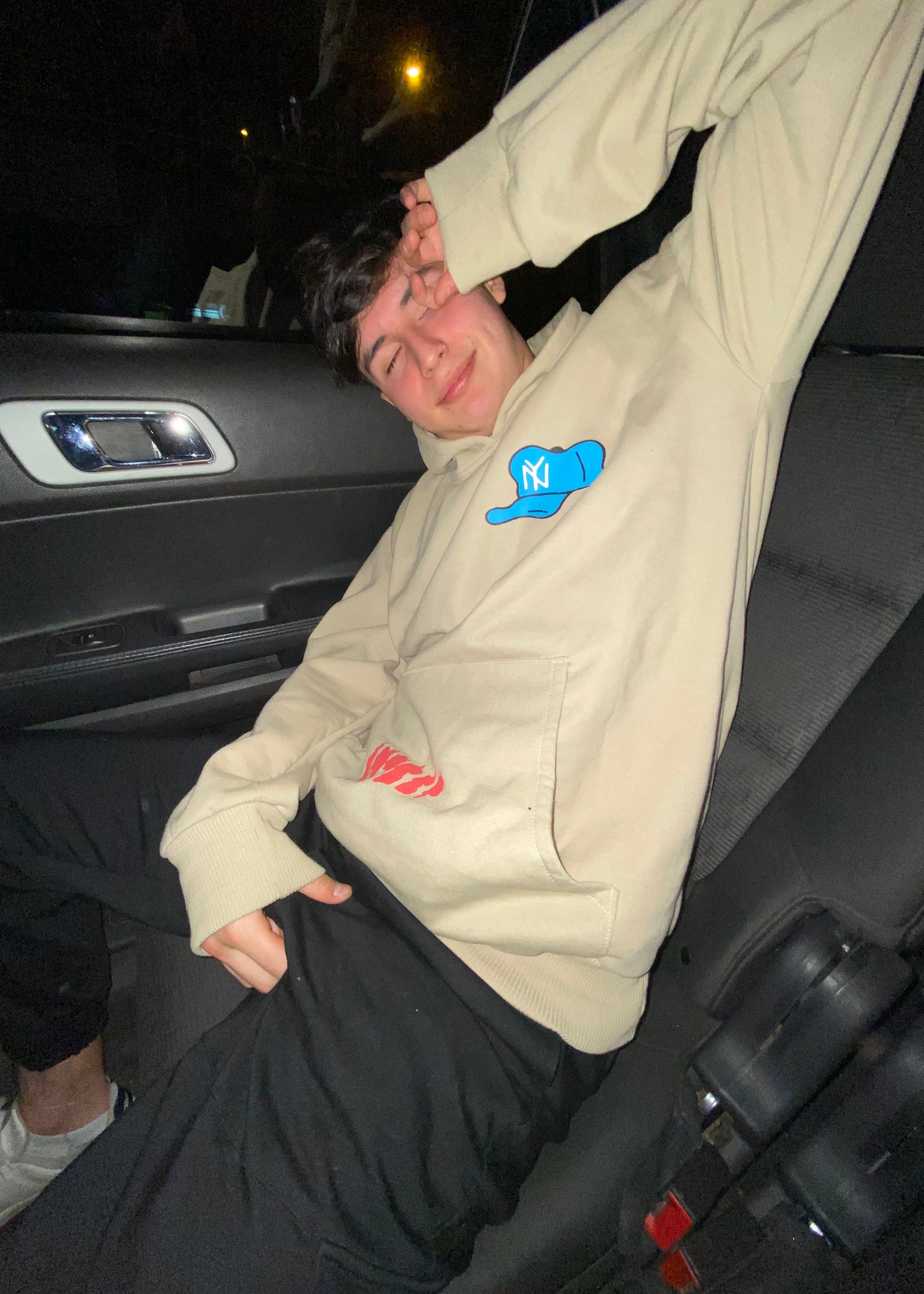 HOODIE GHOST BEIGE