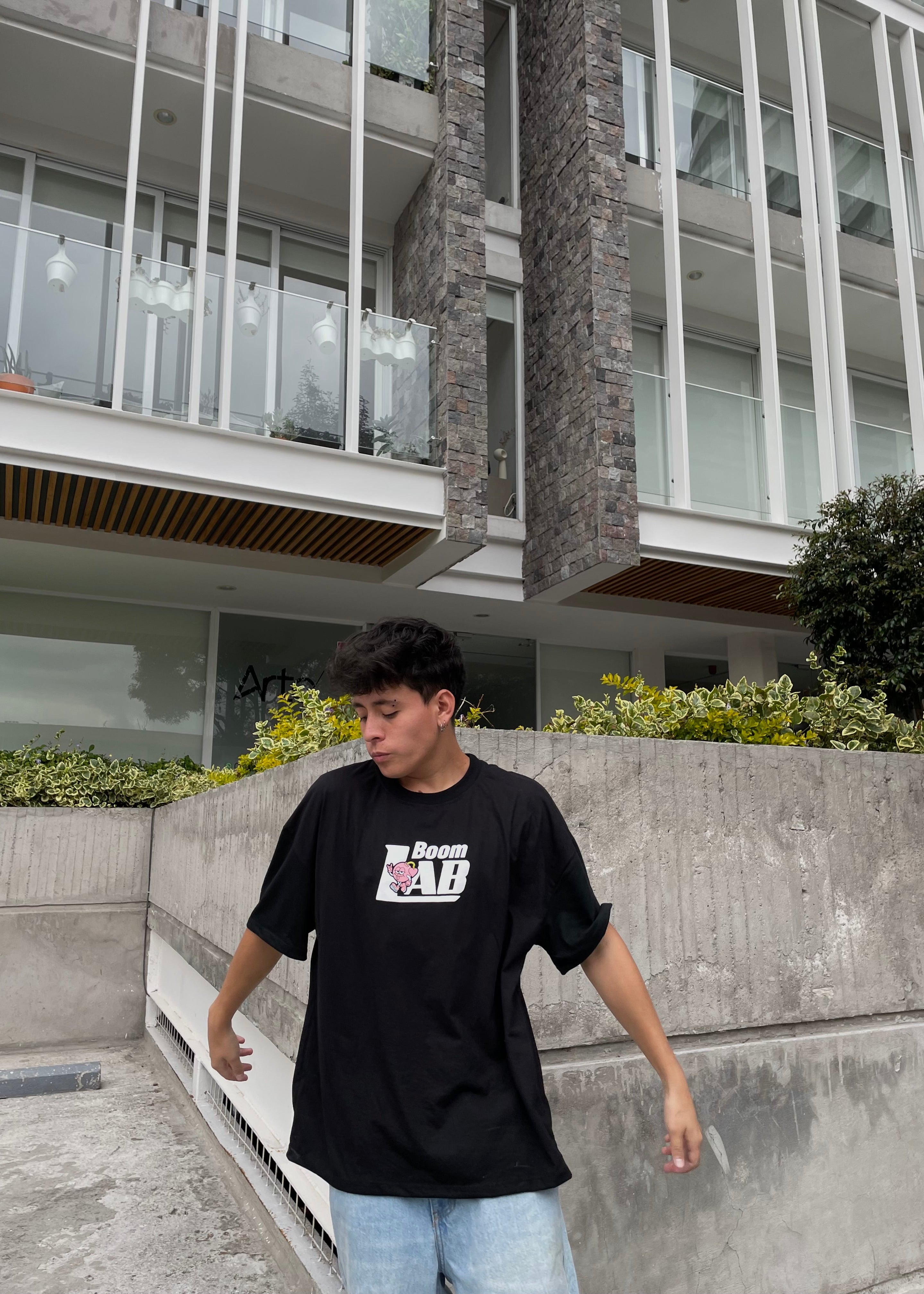 CAMISETA BOOM NEGRO
