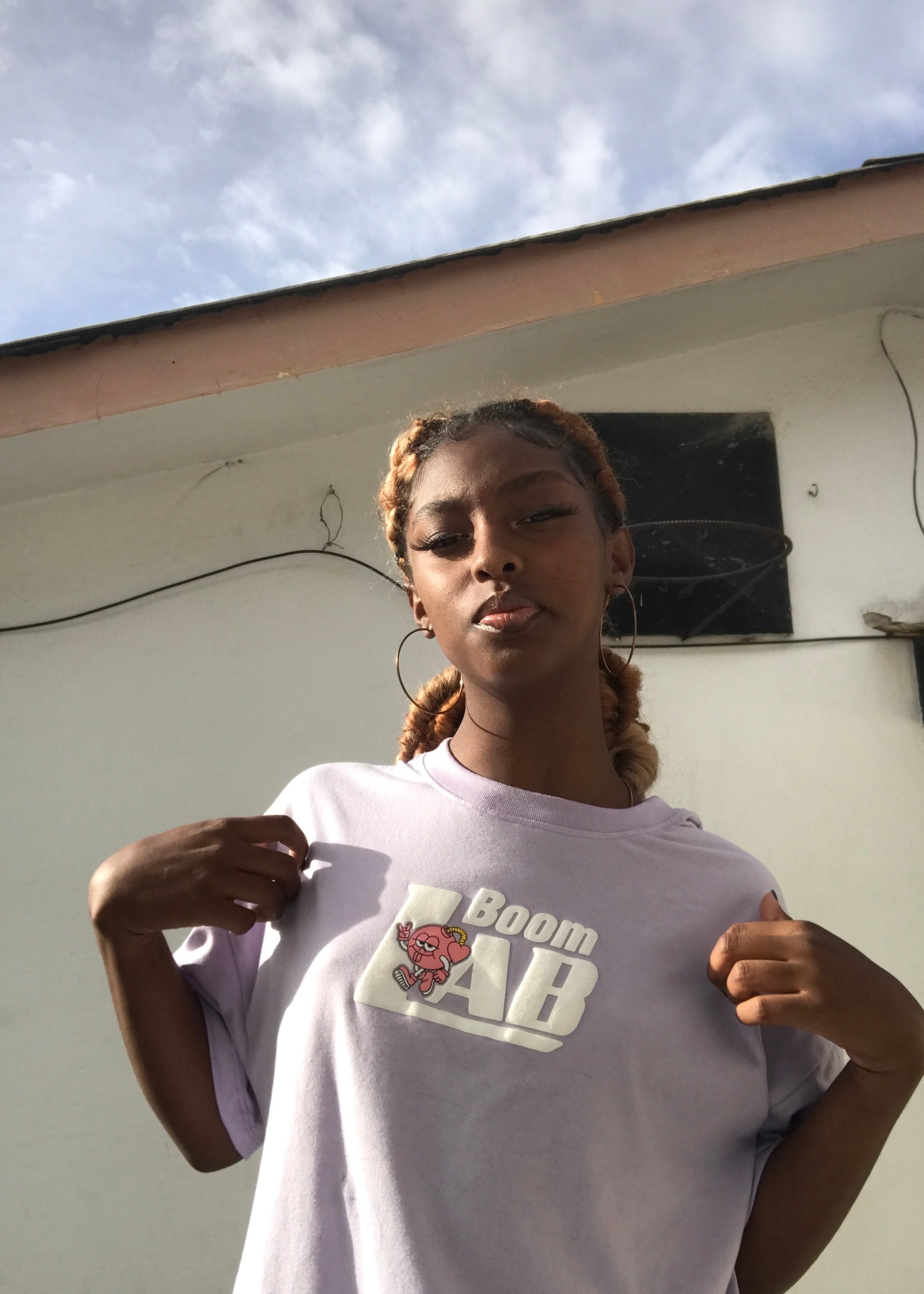 CAMISETA BOOM LILA
