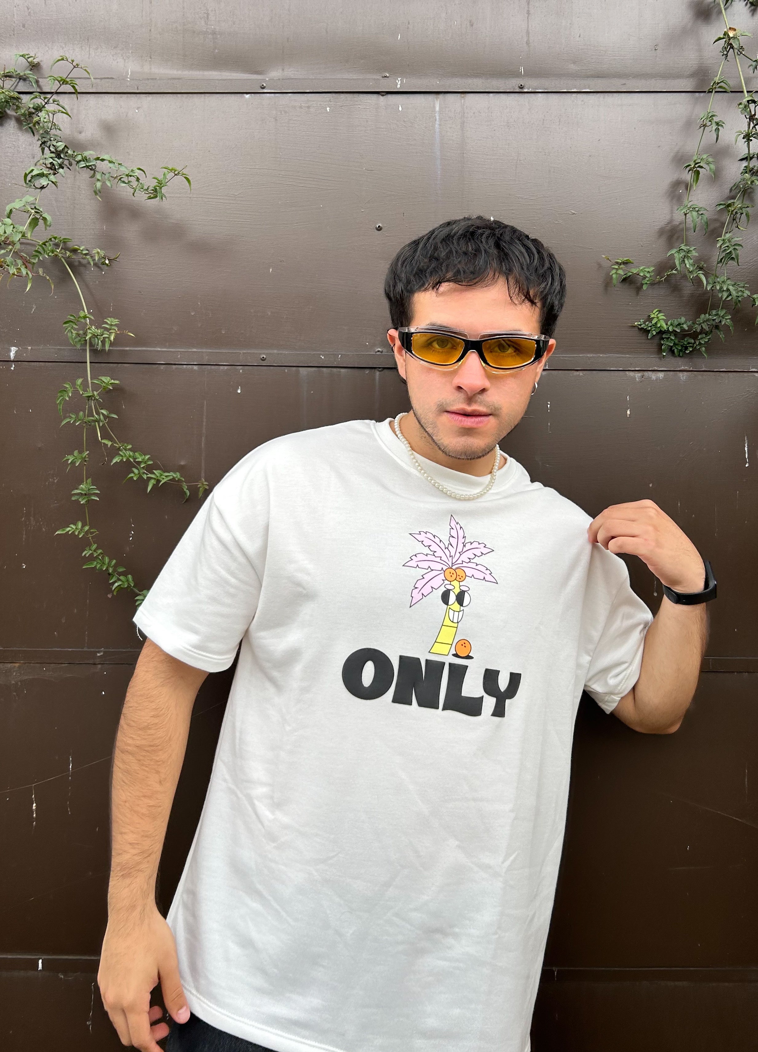 CAMISETA PALM BLANCO