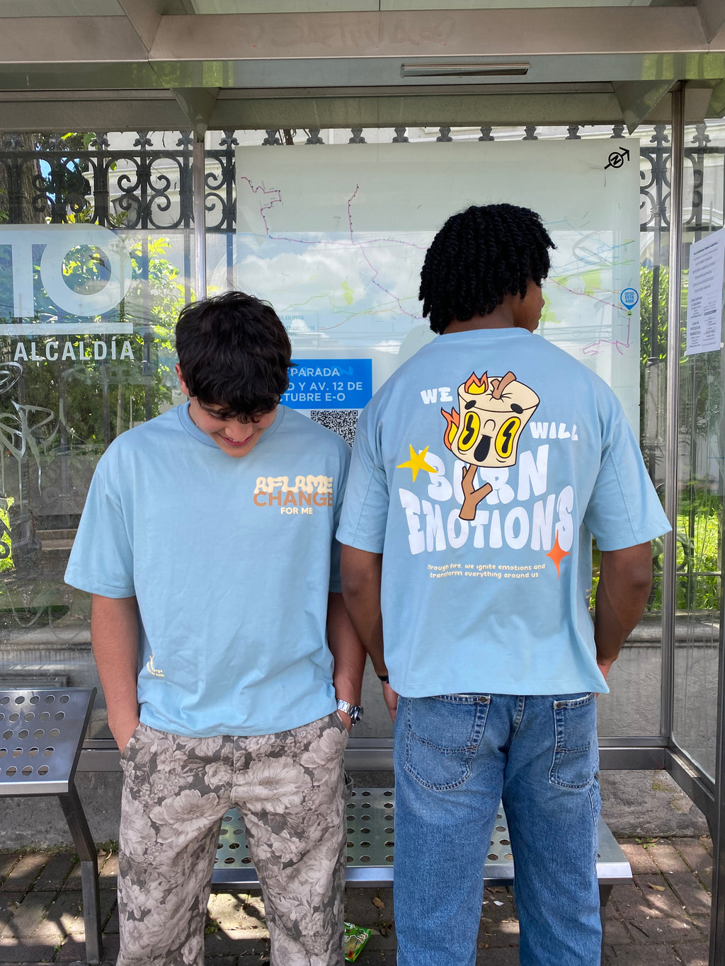 CAMISETA MELLOW CELESTE