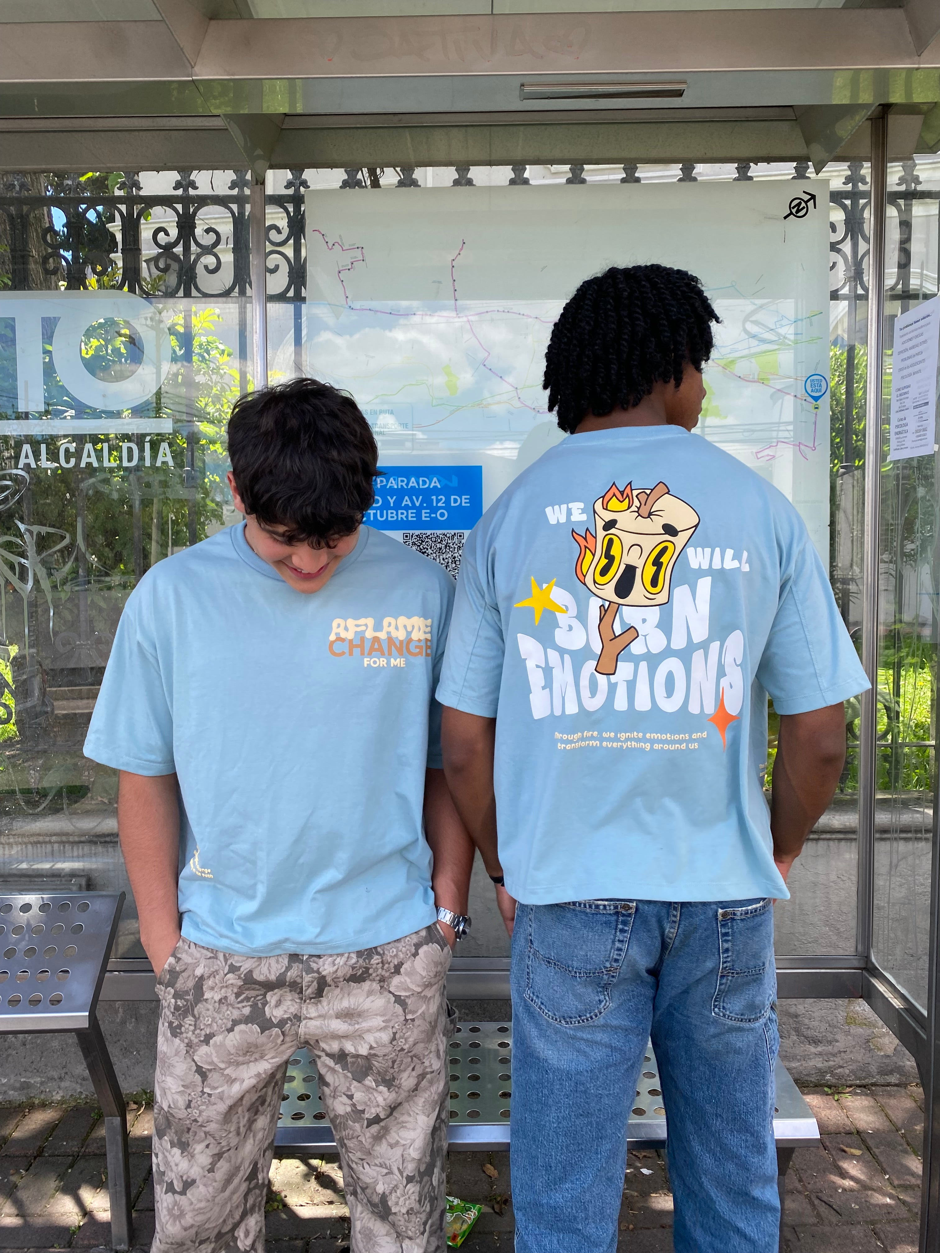 CAMISETA MELLOW CELESTE