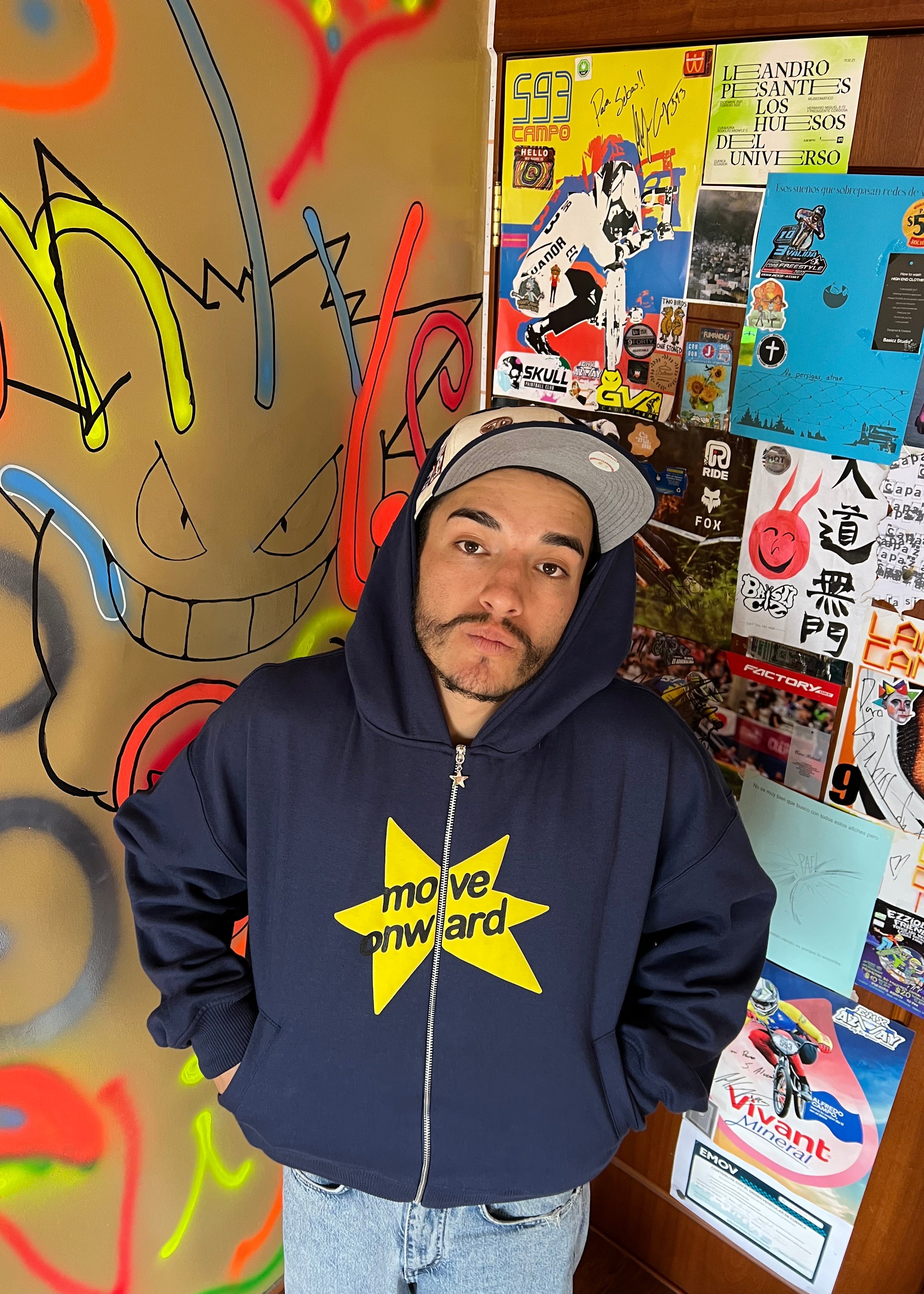 HOODIE STAR AZUL