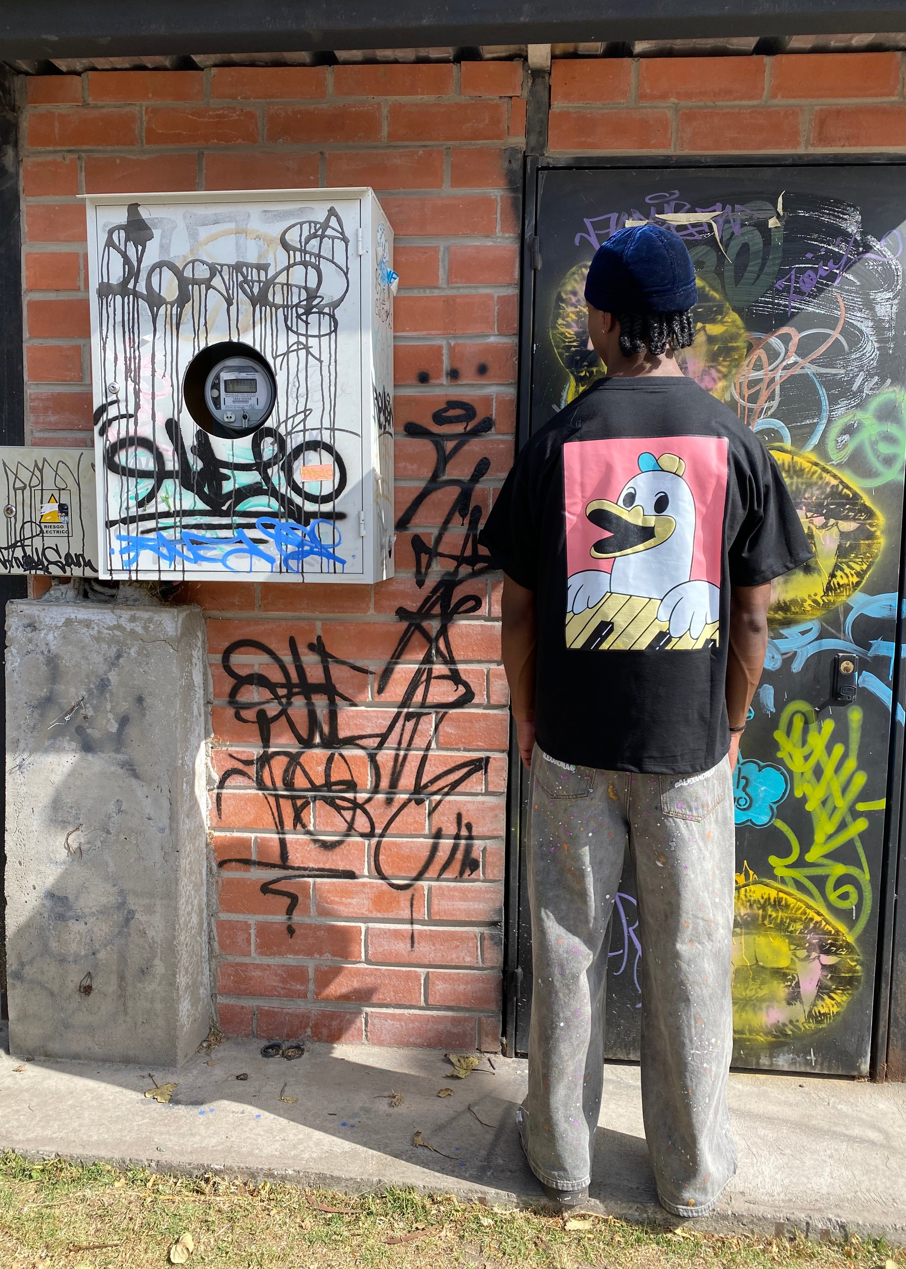 CAMISETA CUACK NEGRO
