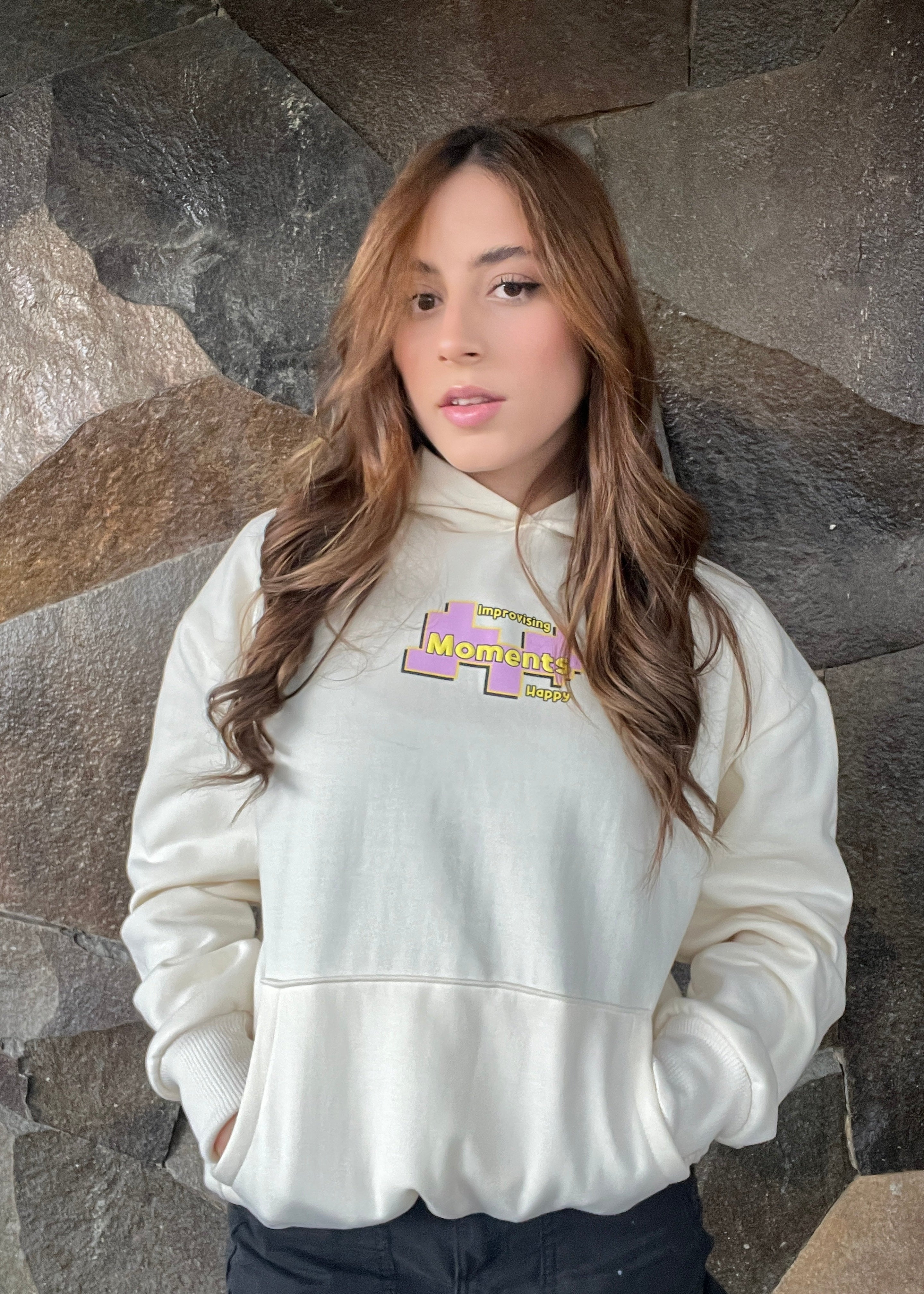 HOODIE LIFE BEIGE