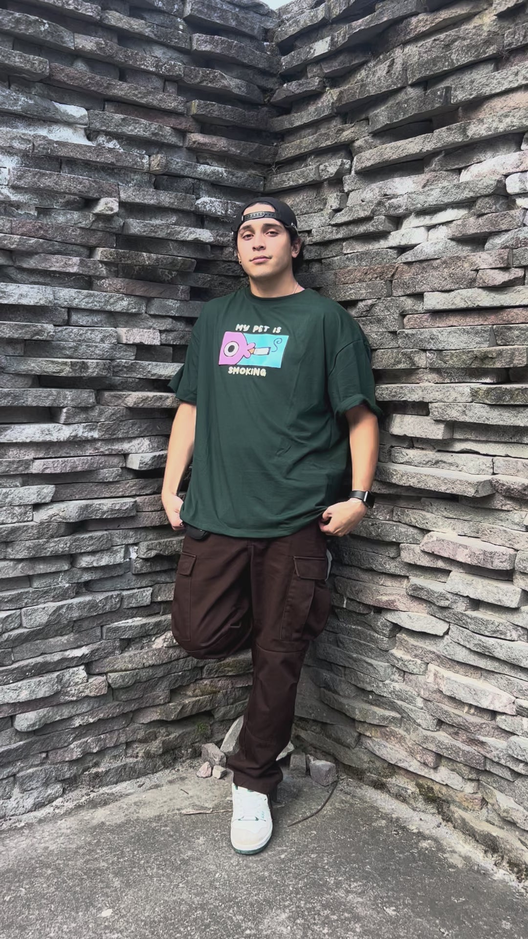 CAMISETA FISH VERDE