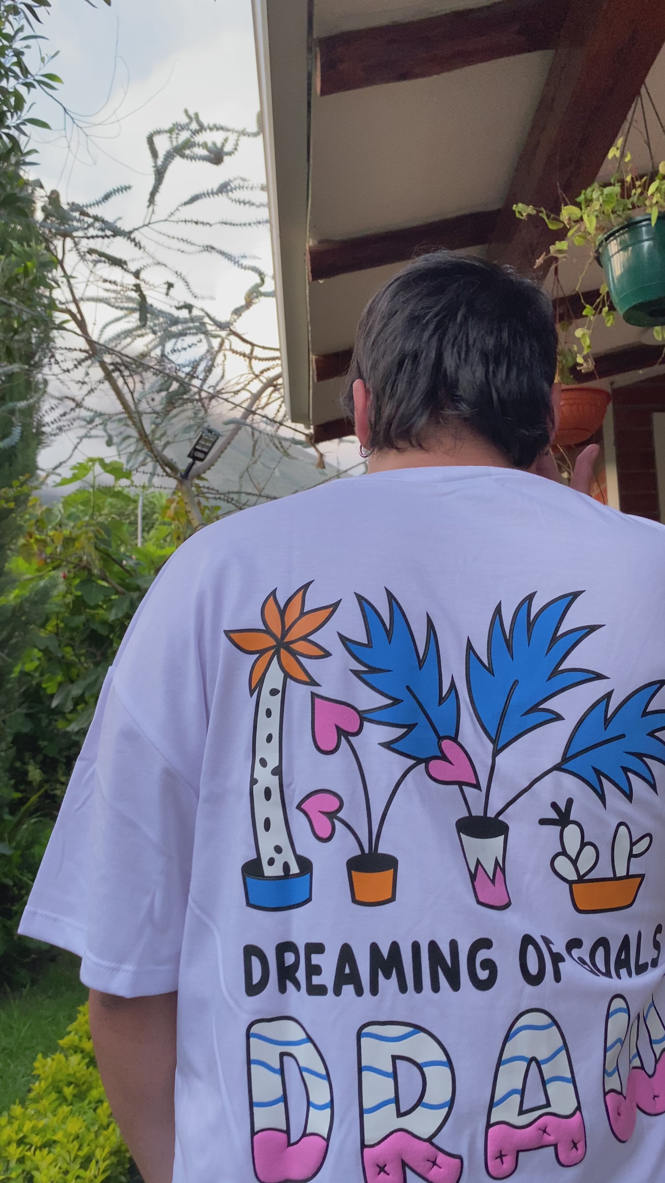 CAMISETA PLANT BLANCO