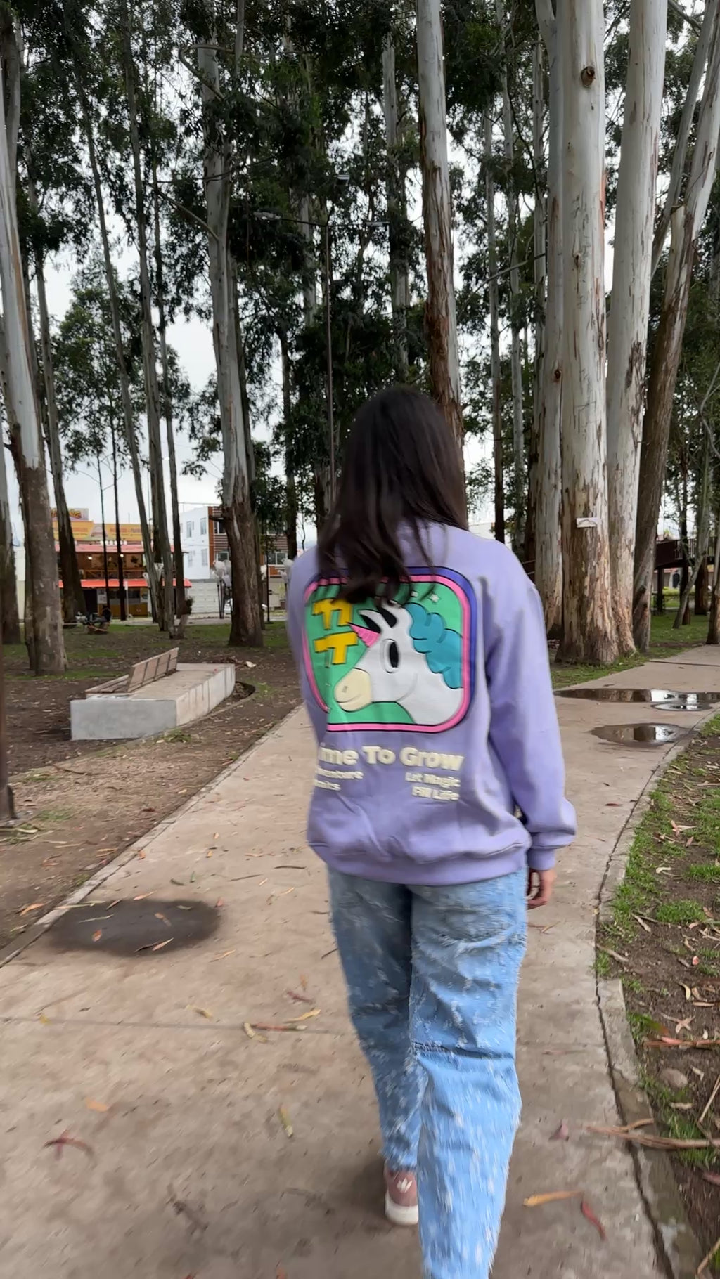 BUZO UNICORNIO LILA