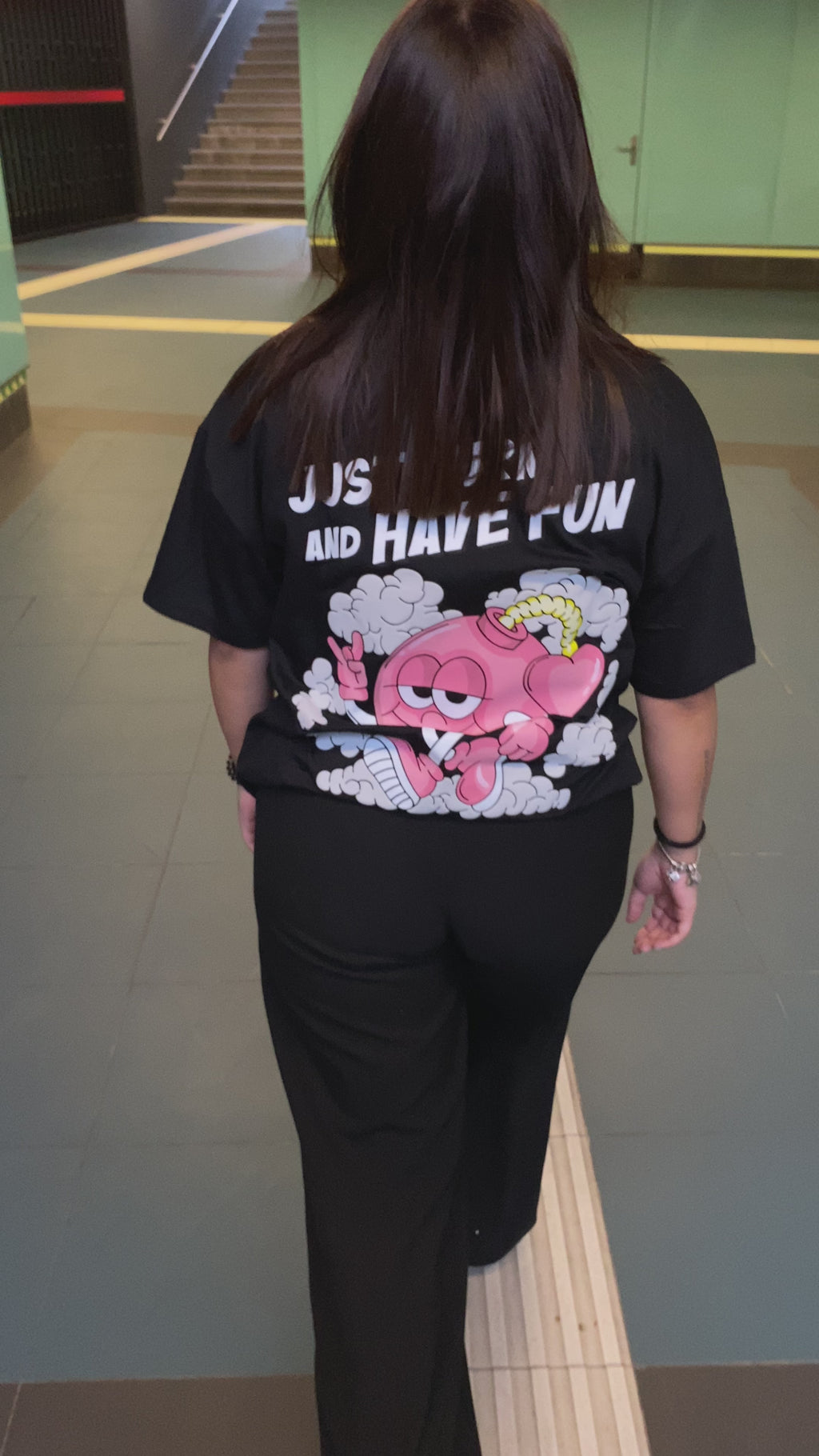 CAMISETA BOOM NEGRO