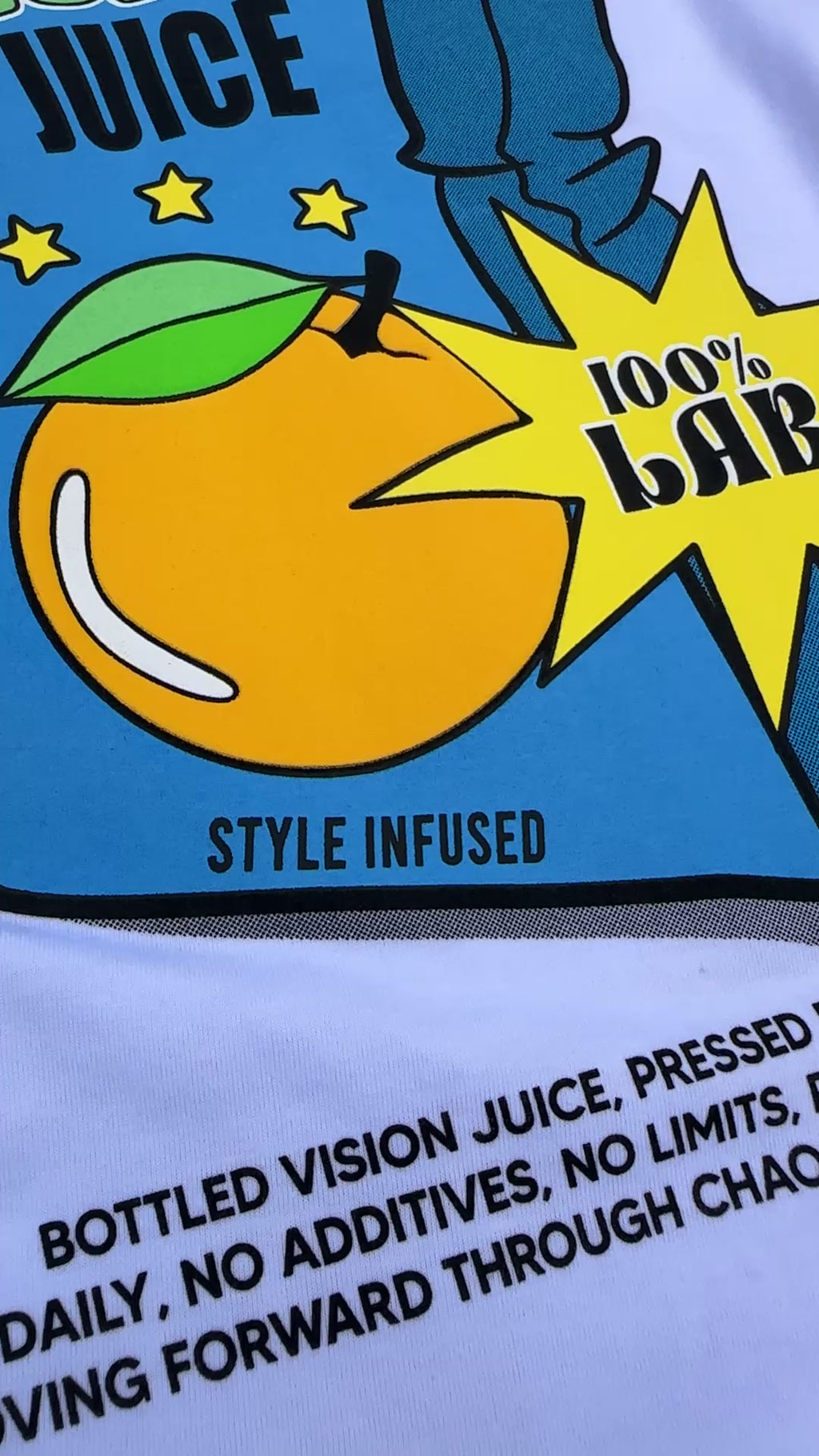 CAMISETA JUICE BLANCO