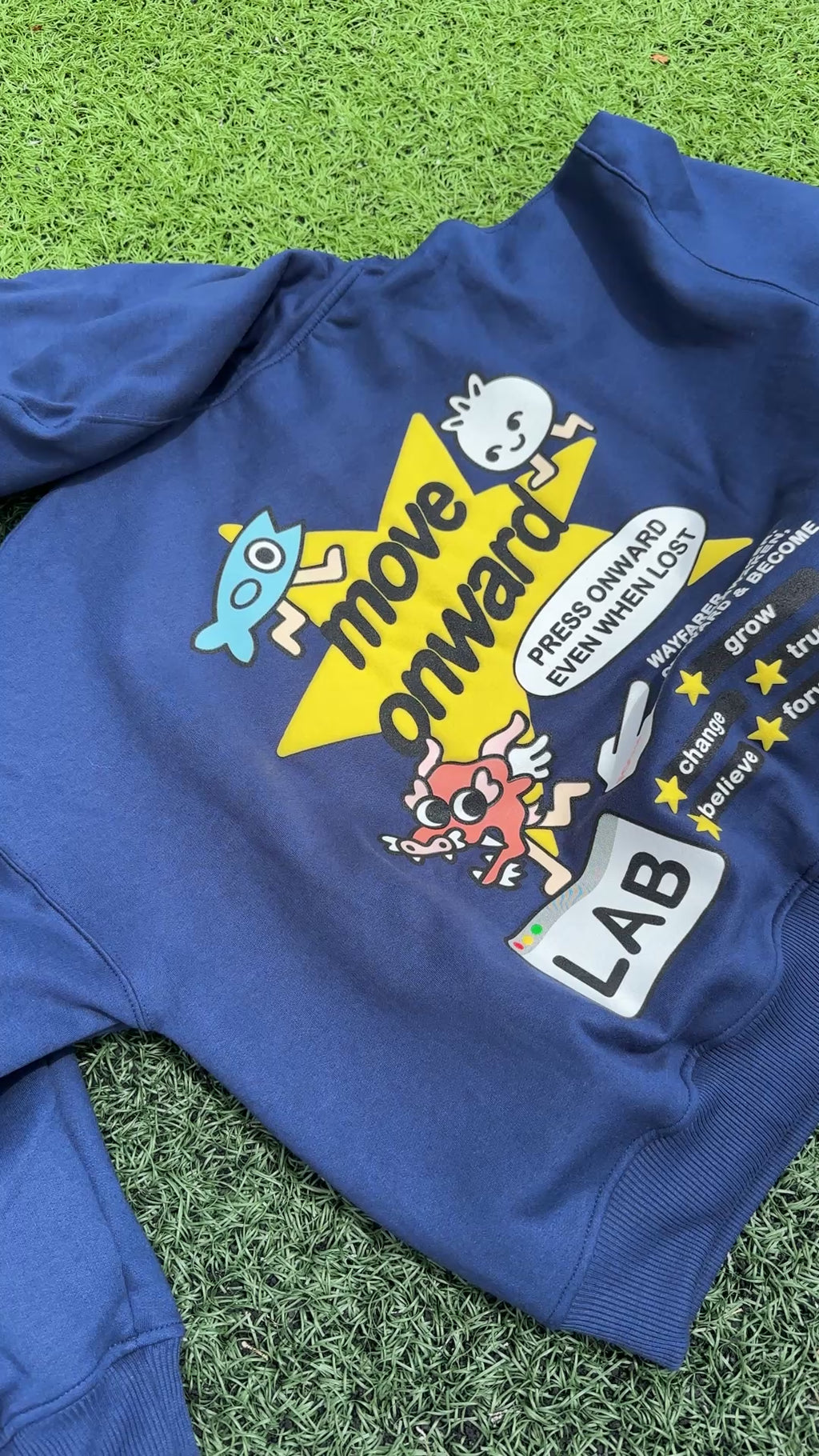 HOODIE STAR AZUL