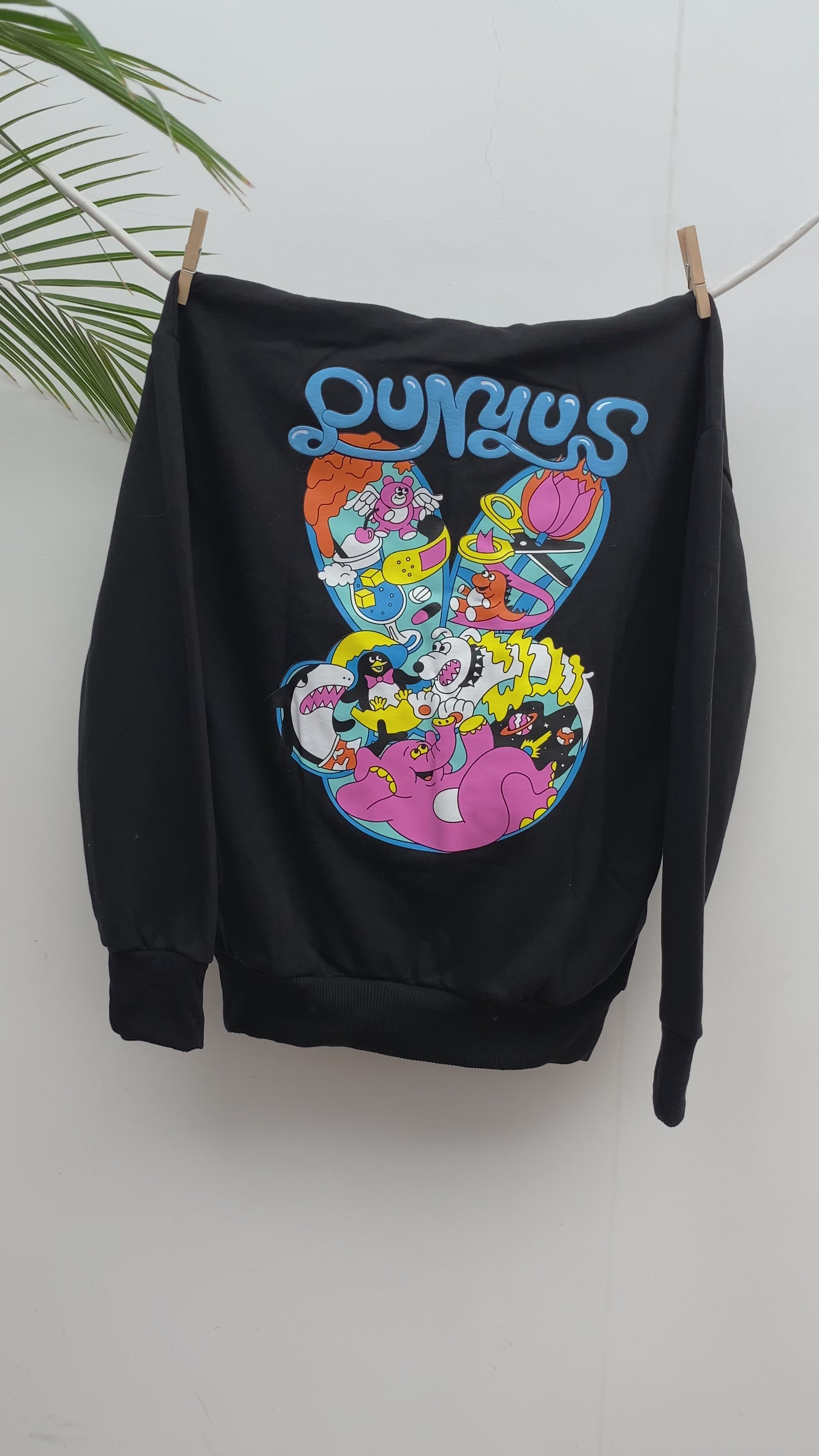 HOODIE SPIKE NEGRO